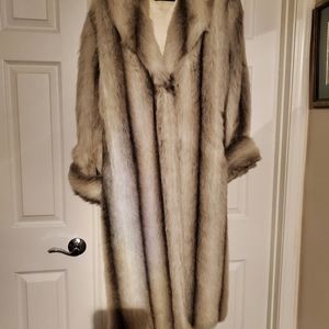 Faux fur coat Size S